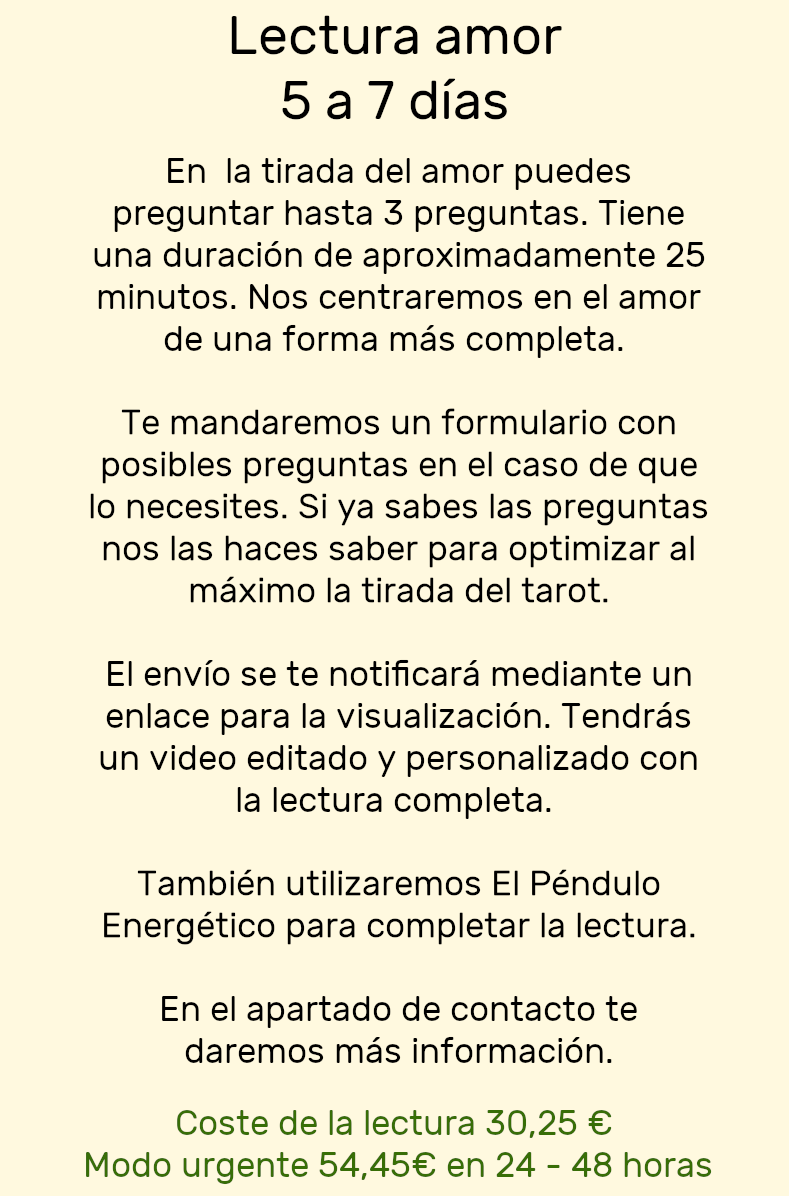 Reverso producto'lectura amor'