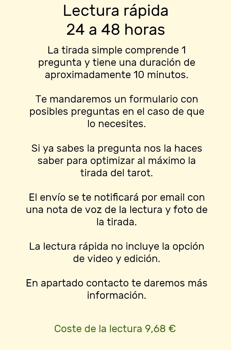 Reverso producto'lectura rápida'