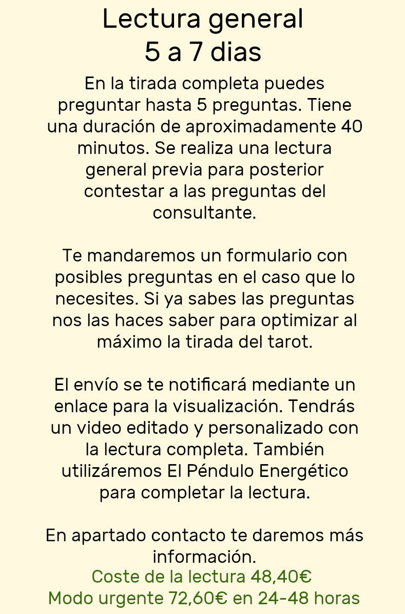 Reverso producto'lectura general'